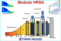 5T -130Tの無駄熱HRSG熱回復蒸気発生器水管ボイラー